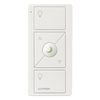 Control remoto inalámbrico Pico de 3 botones con subir y bajar de intensidad y luz nocturna, compatible con Caseta Wireless y RadioRA 2, color blanco brillante