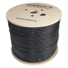Bobina de Cable Siamés Cat5e CCA + 2 Cables Gruesos (16 AWG) para Alimentar Cámaras Más Lejos / 305 Metros (1000 Pies) / Instalación en Exterior / Uso Industrial para Climas Extremos