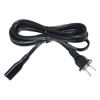 Cable de Alimentación Eléctrica para 120-240 Vca / 1.8 Metros (5.91 Pies) / 2 Líneas