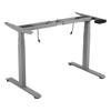 Base de Escritorio Motorizado Profesional / Altura Ajustable 60-125cm / Estructura Estable / Funcionamiento Suave / 3 Preset de Posiciones / Color Gris / Soporta hasta 100Kg de carga