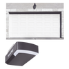 KIT COMPLETO Puerta D/ Garage 16x7 Pies / Cuadro Corto / Color blanco / Insulada / Incluye Motor FS1000APPRT / 1/2HP / Fuerte/Silencioso/Luz LED/Motor DC .