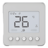 Termostato digital para fan coil de 2/4 tuberías, 110 VCA, ventilador de 3 velocidades, control on/off de válvula