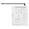 Receptor de control de visera para RadioRA 2 con 4 salidas de contacto seco para puertas de garaje o portones y entrada de seguridad, color blanco