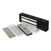 Kit Para Control de Acceso Incluye Chapa Magnética de 1200 Lbs Color Negro / Montaje En 