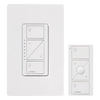 Kit de atenuador de pared inteligente sin cable neutro con control remoto Pico y placa Claro, 600 W incandescente/halógeno o 150 W LED atenuable, Caseta Wireless