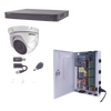 KIT TurboHD 1080p / DVR 16 Canales / 16 Cámaras Eyeball (exterior 2.8 mm) / Transceptores / Conectores / Fuente de Poder Profesional