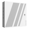 Controlador de Acceso 4 Puertas Administrable en la Nube con Hik-Connect Teams / Interfaz Web / 8 Lectores de Huella o Tarjeta / 100,000 Tarjetas / 10,000 Huellas / Incluye Gabinete y Fuente de Alimentación 12Vcd 8 A / Soporta Batería de Res