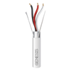 Bobina de 305 Metros (1000 Pies) de Cable 3x18 AWG / Plenum / BLINDADO / Tipo FPLP, CMP, CL3P / Color Natural / Para Aplicaciones en Sistemas de Seguridad, Audio, Control y Otras Aplicaciones