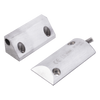 Contacto Magnético para Piso Uso Rudo / Salida Dual NC/NA / GAP 65 mm (2.5 in) / Aluminio / Cable Blindado 55 cm / UL & CE