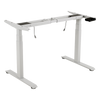 Base de Escritorio Motorizado Profesional / Altura Ajustable 60-125cm / Estructura Estable / Funcionamiento Suave / 3 Preset de Posiciones / Color Blanco / Soporta hasta 100Kg de carga