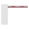 Brazo de 4 mts con Iluminacion LED a 24 VDC para Barreras Serie DS-TMG300 y Serie DS-TMG520 a 24 VDC