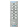 Teclado Autónomo / Diseño Slim Metálico / 1000 Tarjetas y Contraseñas /  Exterior IP65 / Lector de Tarjetas Prox EM / Salida Wiegand