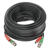 Cable Coaxial (BNC RG59) + Alimentación / SIAMES / 20 Metros (65.62 Pies) / 100% COBRE / Para Cámaras 4K / Uso Interior y Exterior