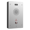 Intercomunicador IP, 2 líneas SIP, 2 relevadores con botón para llamada, anti-vandálico, IP65 e IK10, PoE