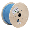 Bobina de Cable Blindado F/UTP de 4 Pares, Z-MAX, Cat6A, Soporte de Aplicaciones 10GBase-T, CMR (Riser), Color Azul, 305 Metros (1000 Pies)