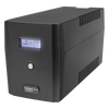 UPS 1500VA/900 W Pantalla LCD / Línea Interactiva 120Vca / 8 tomas 5-15R (6 Respaldadas) / Regulación de Voltaje / Protección RJ45