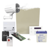 Kit de panel de alarma con generador de niebla de seguridad para disuasión de intrusos