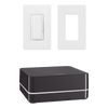Kit de control de iluminación RA2 Select con repetidor principal, atenuador de 600 W (150 W LED) y placa Claro, control desde la app Lutron y asistentes de voz