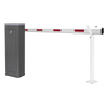 Kit de Barrera Vehicular Derecha y Brazo Telescópico de Hasta 5.5 m / Finales de Carrera Ajustables por Programación / Movimiento Fluido / Diseño Elegante Color Gris / Con Corona Led Semaforizada