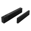 Chapa magnética 600 lbs con LED Ultra-brillante Color negro / Libre de Magnetismo Residual / Sensor de estado de la placa/ Color Negro
