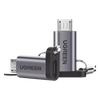 Adaptador USB-C 3.1 a Micro USB | Carga Rápida | FPC/QC2.0 | Sincronización de Datos | Velocidad de Transferencia de hasta 480Mbps | Incluye Cordón | Caja de Aluminio | Múltiples Protecciones | Amplia Compatibilidad.