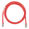Cable de Parcheo UTP Categoría 5e, con Plug Modular en Cada Extremo - 4.3 Metros (14.11 Pies) - Rojo