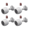 Kit de Camaras WiFi, Incluye 4 Piezas CS-H3C y 4 Piezas HS-TF-E1/32G  / Detección de Movimiento
