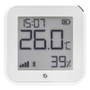 Pantalla Sensor de temperatura y humedad, inteligente e inalámbrico, integrable a la App de Shelly.
