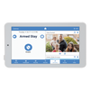 ALULA - Touchpad Slimline para Panel ALULA / Pantalla 7'' Android / Control Local de Seguridad / Montaje en Pared y Escritorio / Wi-Fi Cifrada / Batería de Respaldo