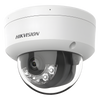 [Dual Light] Domo IP 6 Megapixel / Lente 2.8 mm / 30 mts IR + 30 mts Luz Blanca / Micrófono Integrado / ACUSENSE Lite / Exterior IP67 / H.265 / PoE / ONVIF