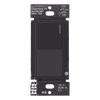 Apagador auxiliar Sunnata de pared para control de 3 vías o escalera, 120 V, compañero cableado del apagador principal del sistema RadioRA 3, color negro mate (Midnight)