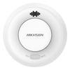 Detector de Humo Interlink con Hub / Doble Tecnología de Sensor de Luz / Alarma Auditiva 85 dB / Batería de Litio 10 Años / Autoverificación / Interconectable 30 Dispositivos / Wi-Fi Hik-Connect