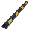Tope Vehicular P / Estacionamiento / 183cm / Color Negro-Amarillo / 8 Franjas Reflejantes.
