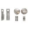 Kit Jaladera / Cerrojo B500P Llave Mariposa / Resbalón Pestillo de Bola Ajustable / Acero Inoxidable y Cromo