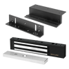 Kit Para Control de Acceso Incluye Chapa Magnética de 600 Lbs / Montaje En Z y L /  Uso Interior / Certificación UL / Color Negro / Diseño Elegante