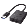 Lector de tarjetas USB-A 3.0 a MicroSD (TF) / SD | 5Gbps | Soporta hasta 2TB | Soporta Windows/Mac OS/Linux/Android | Lectura de Tarjetas Simultánea | No Requiere Controlador | Cable de 15cm.