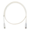 Cable de Parcheo UTP Categoría 6, con Plug Modular en Cada Extremo - 3 Metros (9.84 Pies) - Blanco Mate
