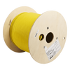 Bobina de Cable Blindado F/UTP de 4 Pares, Cat6A, Soporte de Aplicaciones 10GBase-T, LSZH (Libre de Gases Tóxicos), Color Amarillo, 305 Metros (1000 Pies)