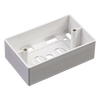 Caja de Pared Universal, Color blanco, Para montaje con Placas de Pared