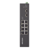 Switch Industrial No Administrable Gigabit / 6 Puertos Gigabit PoE+ (30 W) + 2 Puertos Gigabit PoE++ (60 W) / 2 Puertos SFP / 120 W Total / 48 a 57 VCD / Ideal para Proyectos / 300 Metros de Distancia