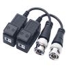 Kit de Transceptores (Baluns) con Terminal PUSH SUPERIOR, PROTECCION DE SOBRECARGA INTEGRADO, Resolución 4K , Cable flexible COAXIAL Blindado / COAXITRON / AUDIO POR COAXITRON / Conector 100% COBRE /  Calidad PREMIUM