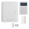 Kit de panel de intrusión híbrido con teclado incluido, 64 zonas (8 cableadas más 56 inalámbricas PROSiX), IP integrado y compatibilidad Total Connect 2.0