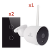 (Wifi) KIT 1 camara Wifi y 2 apagadores inteligentes Wifi