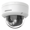 [Dual Light] Domo IP 8 Megapixel (4K) / Lente 2.8 mm / 30 mts IR + 30 mts Luz Blanca / Micrófono Integrado / Antivandálico IK08 / ACUSENSE Lite / Exterior IP67 / H.265 / PoE / Micro SD