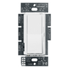 Atenuador de pared Diva C·L, un polo o 3 vías, para LED/CFL (150 W) o incandescente/halógena (600 W), color blanco nieve