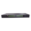Patch panel de 12 puertos de 1u, incluye pigtails, adapters plates y splice tray