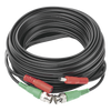 Cable Coaxial (BNC RG59) + Alimentación / SIAMES / 10 Metros (32.81 Pies) / Aleación Cobre + Aluminio CCA / Para Cámaras 4K / Uso Interior y Exterior