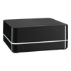 Controlador principal para sistema RA2 Select, administra hasta 100 dispositivos inalámbricos, conexión Ethernet al router y control desde la app de Lutron