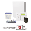 Kit de panel de alarma híbrido con teclado, batería y transformador incluidos, hasta 48 zonas y 3 particiones
