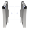 Torniquete Swing PREMIUM / Iluminación LED / 12,000,000 Ciclos MCBF / Incluye Lectores de Tarjeta y Panel de Acceso / 14 Pares de IR / Carril de 90 cms / Compatible con Reconocimiento Facial / Incluye Izquierdo y Derecho